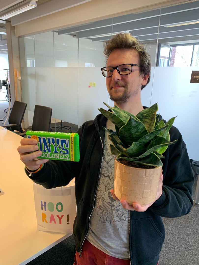 Ik na 1 jaar in dienst